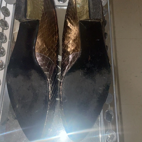 Vintage 80s Van Eli pointed short heeled dress shoe size 10M - Picture 3 of 5